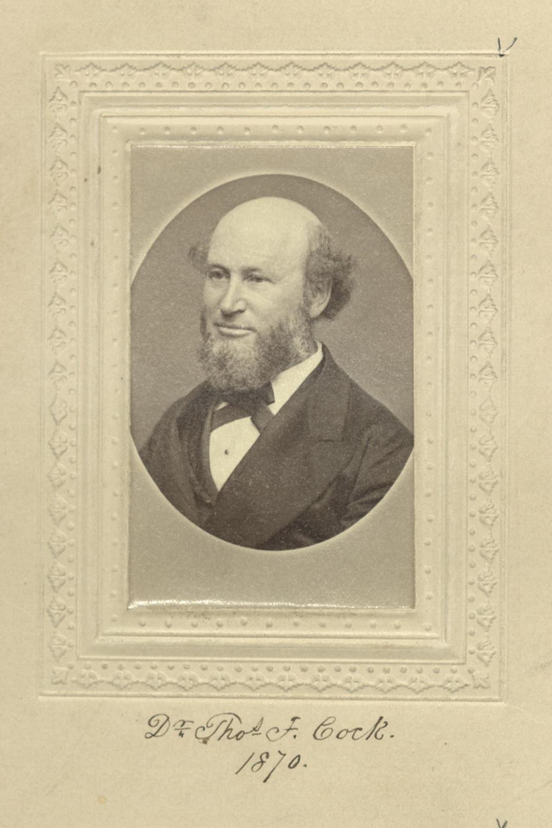 Member portrait of Thomas F. Cock